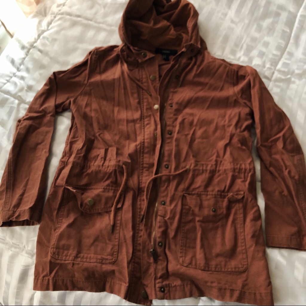 Rust Colored Utility Jacket